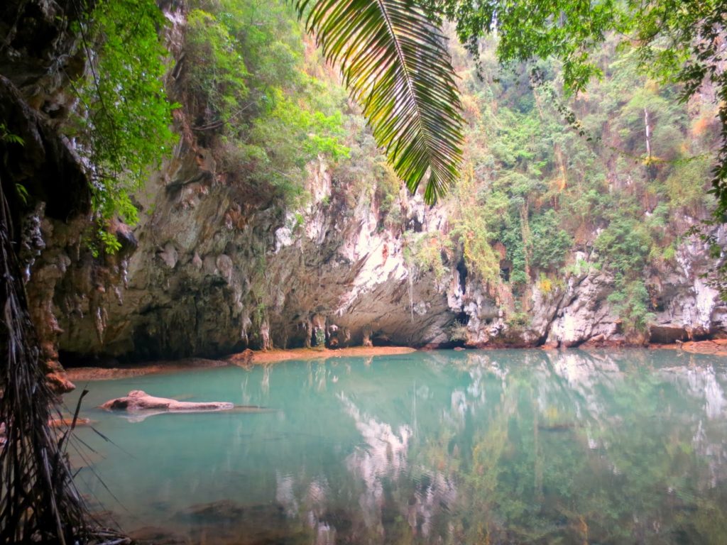 Hidden lagoon in Krabi 