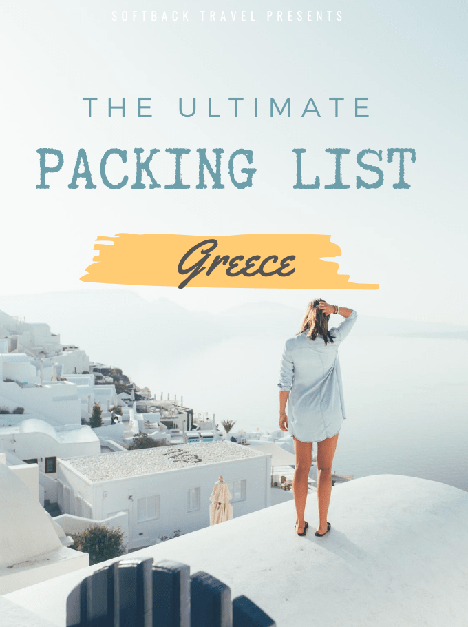 Packing List for Greece