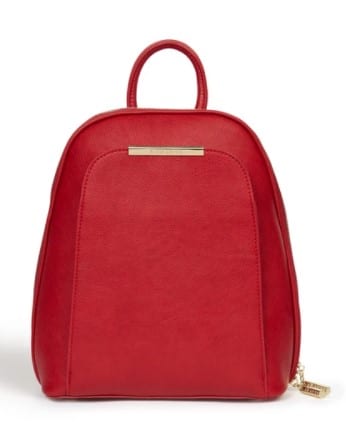 Labante Vegan Leather Backpack red
