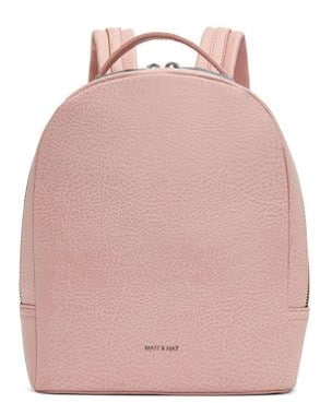 Kanevas Eve Vegan Leather Backpack for Women Ideas for Women Pink 