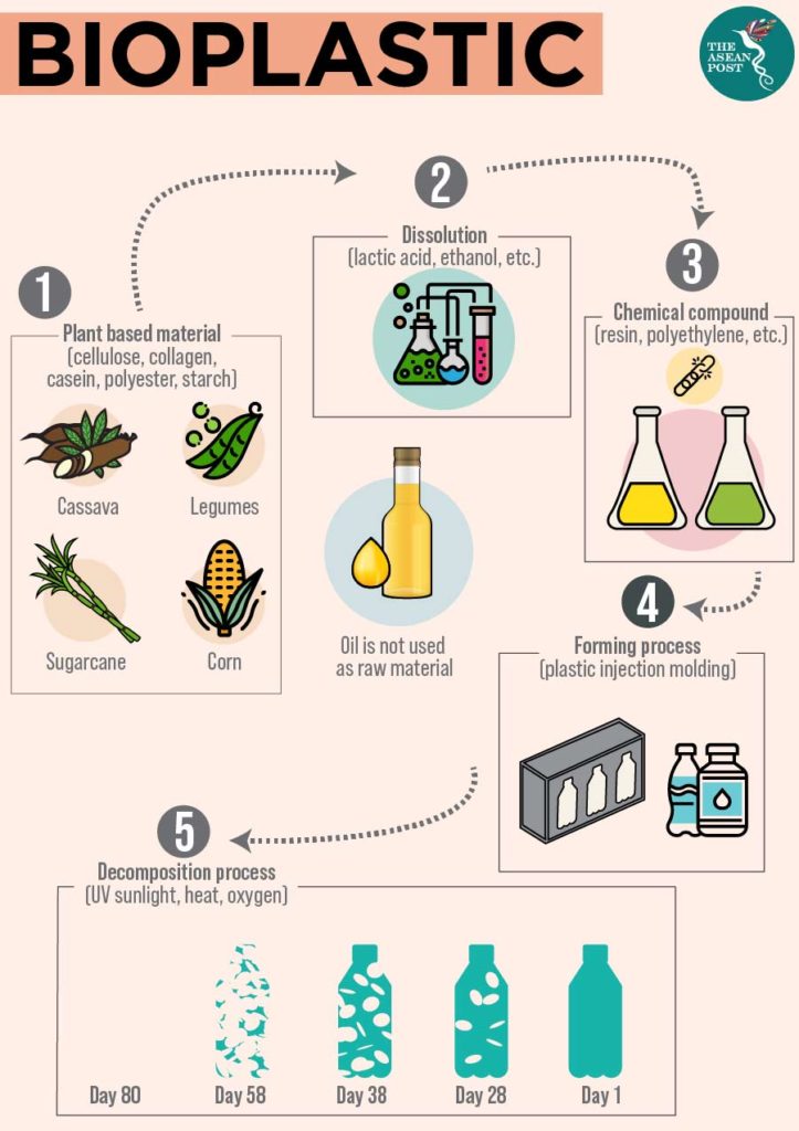 Bioplastic Production Graphic