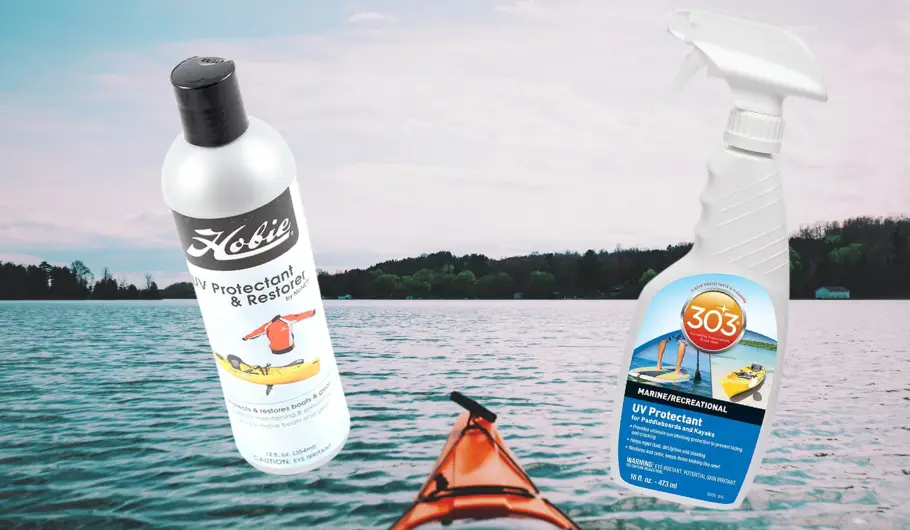 Kayak protectant to prevent carbon fiber sun damage.